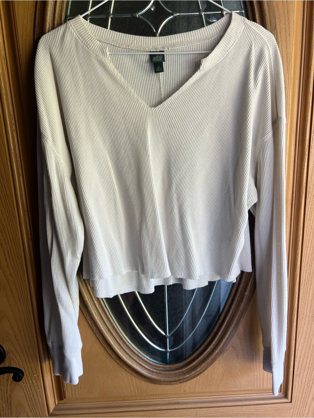 Wild Fable waffle pattern Long-Sleeve Top - size XXL
